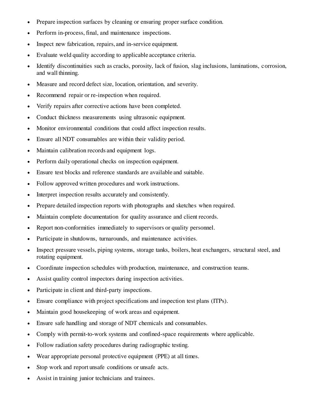 Dammam, Job Seekers, NDT MULTI TECHNICIAN