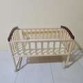 SAR 135, 2 In 1 Baby Bed Rocking Cradle Wooden Cot 90x55 Cm