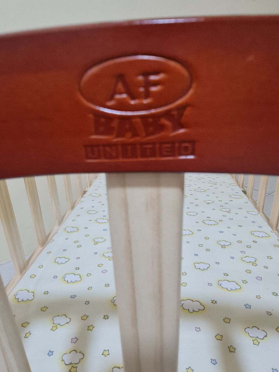 Jubail, Baby & Kid Stuff, SAR 135,  2 In 1 Baby Bed Rocking Cradle Wooden Cot 90x55 Cm