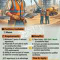 WE ARE HIRING &ndash; Construction Workers (Saudi Arabia)