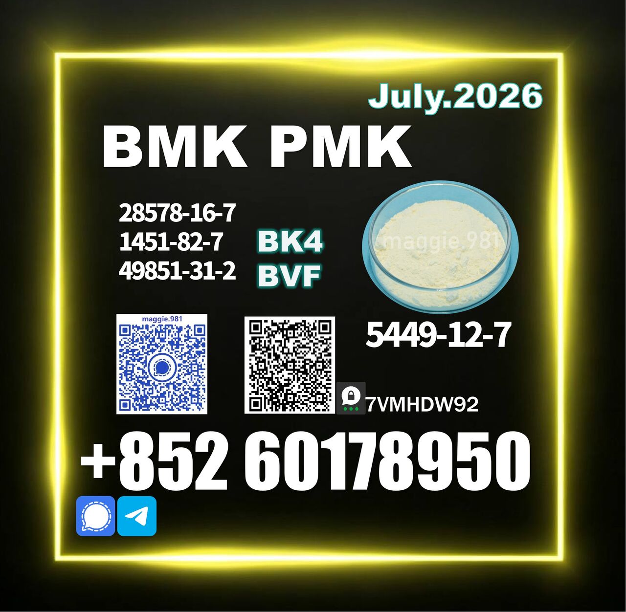 London, Free Items, Usd 170,  New B.MK CAS 5449-12-7 PM.K Smooth Delivery