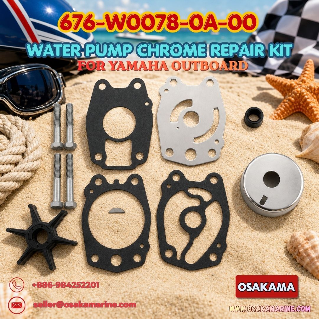 Berlin, Auto Parts, EUR 99999,  YAMAHA 40HP WATER PUMP CHROME REPAIR KIT &ndash; 676-W0078-0A-00
