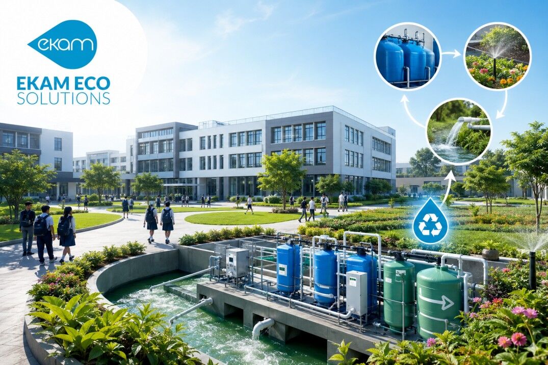 Ahmedabad, Household, Advanced Sewage Treatment System For Educational Institutions | Ekam Eco Solutions