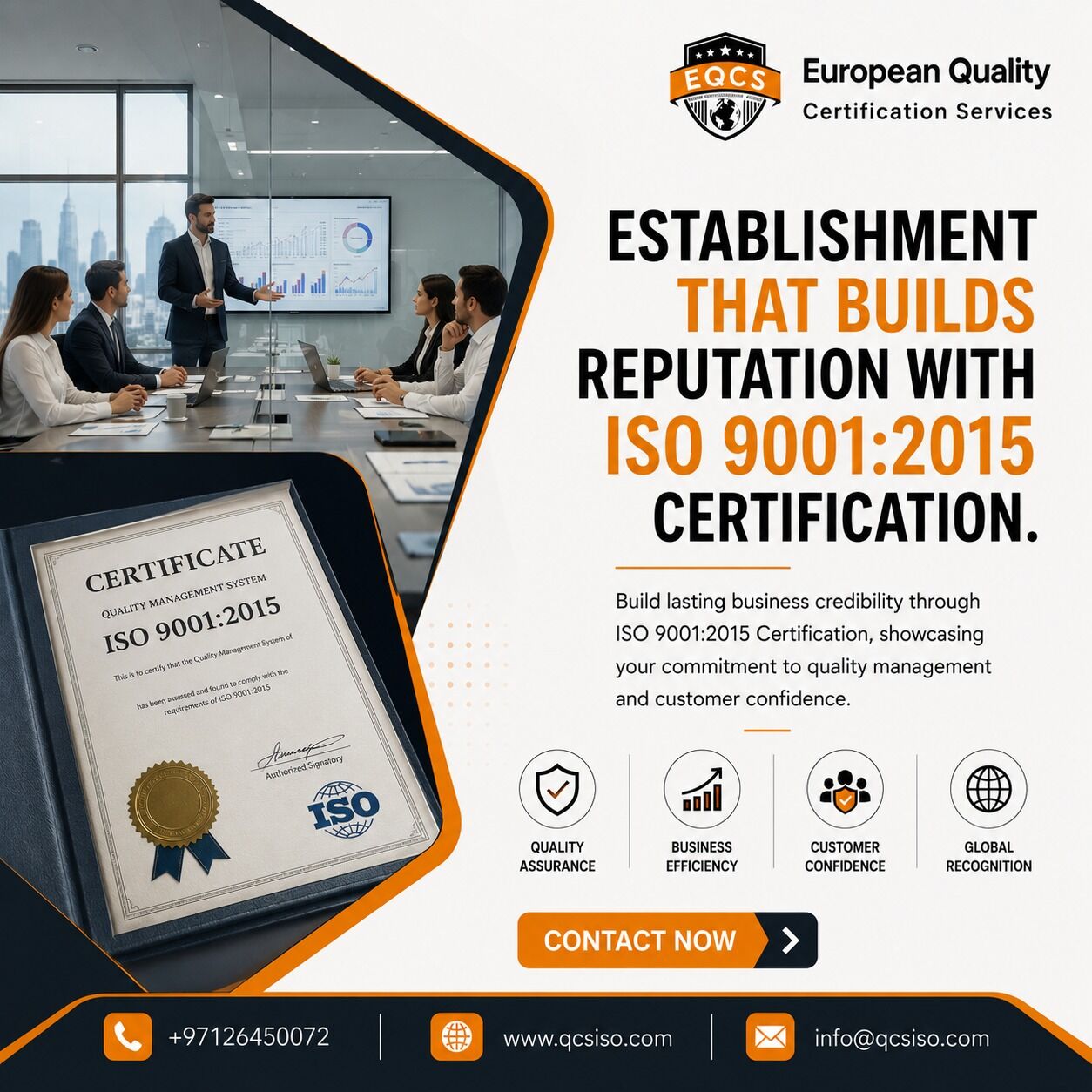 Abu Dhabi, Guides/Interpreters, ISO 9001:2015 Certification In Dubai - Qcsiso1