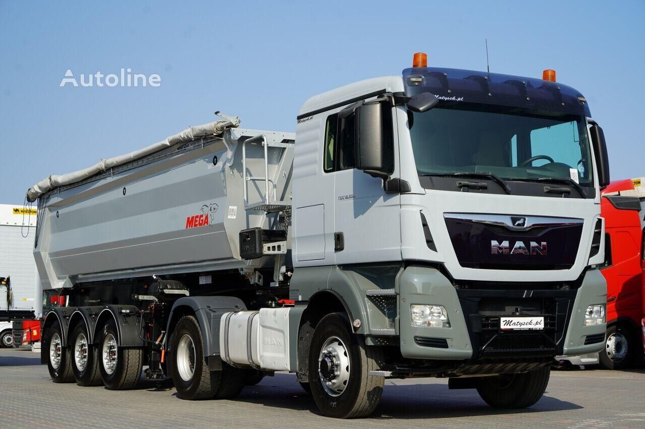 Jubail, Jobs, MAN 6×4 Tractor Head With 3-Axle Side Tipper Semi-Trailer (30&ndash;40 MT Capacity)