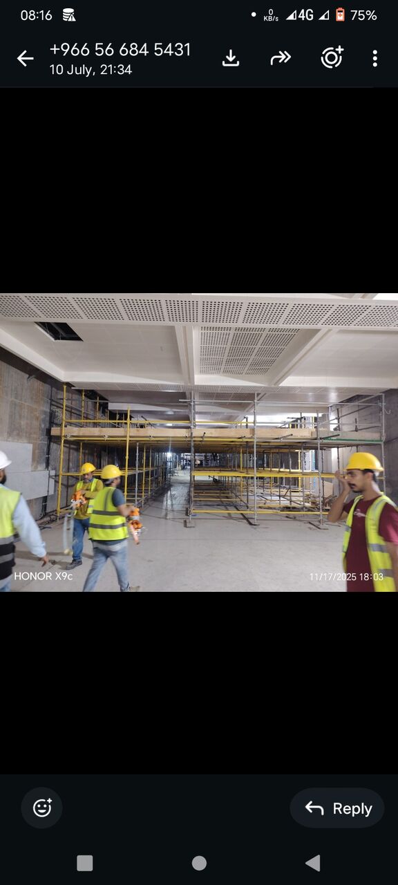 Hara, Jobs, Aluminum Technician (ceiling Channel Work)