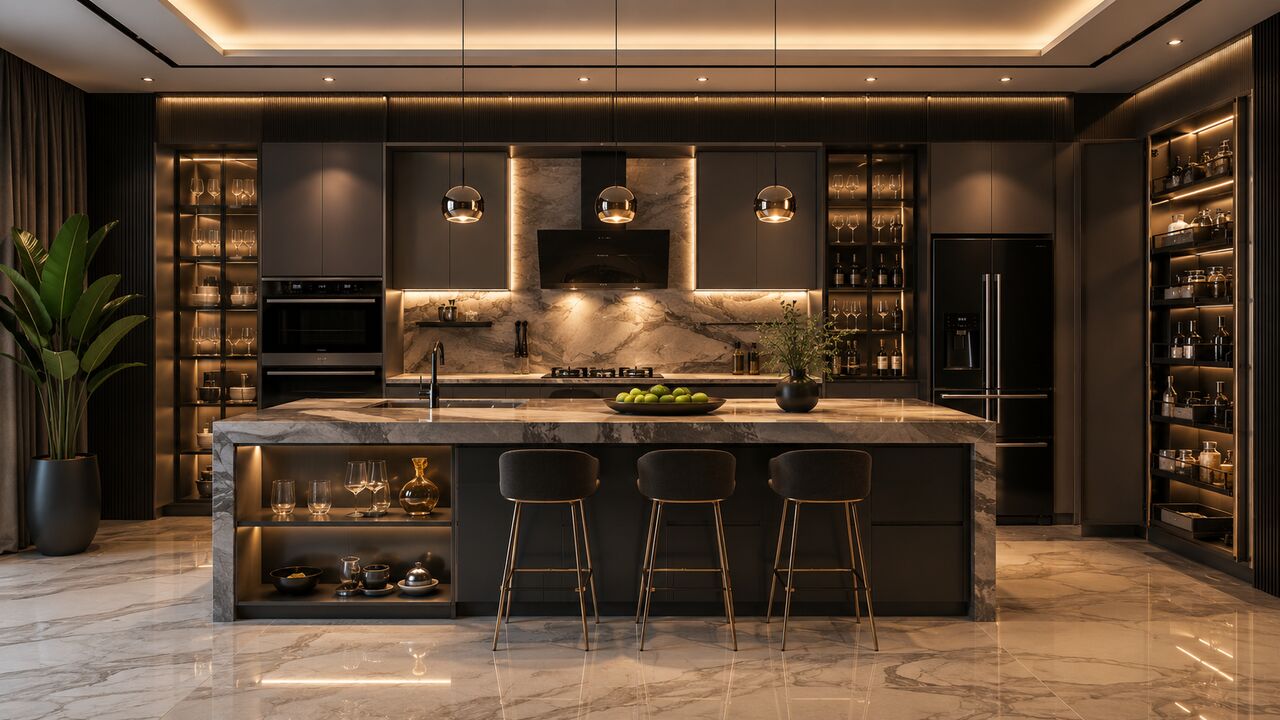 Lucknow, Construction, Modular Kitchen Design Service In Lucknow