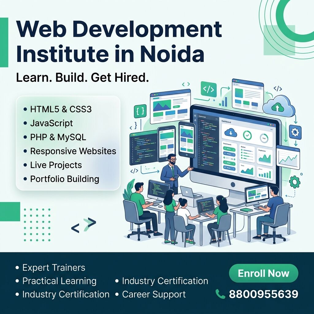 Noida, Education, Web Development Institute In Noida With Live Projects & Industry Training
