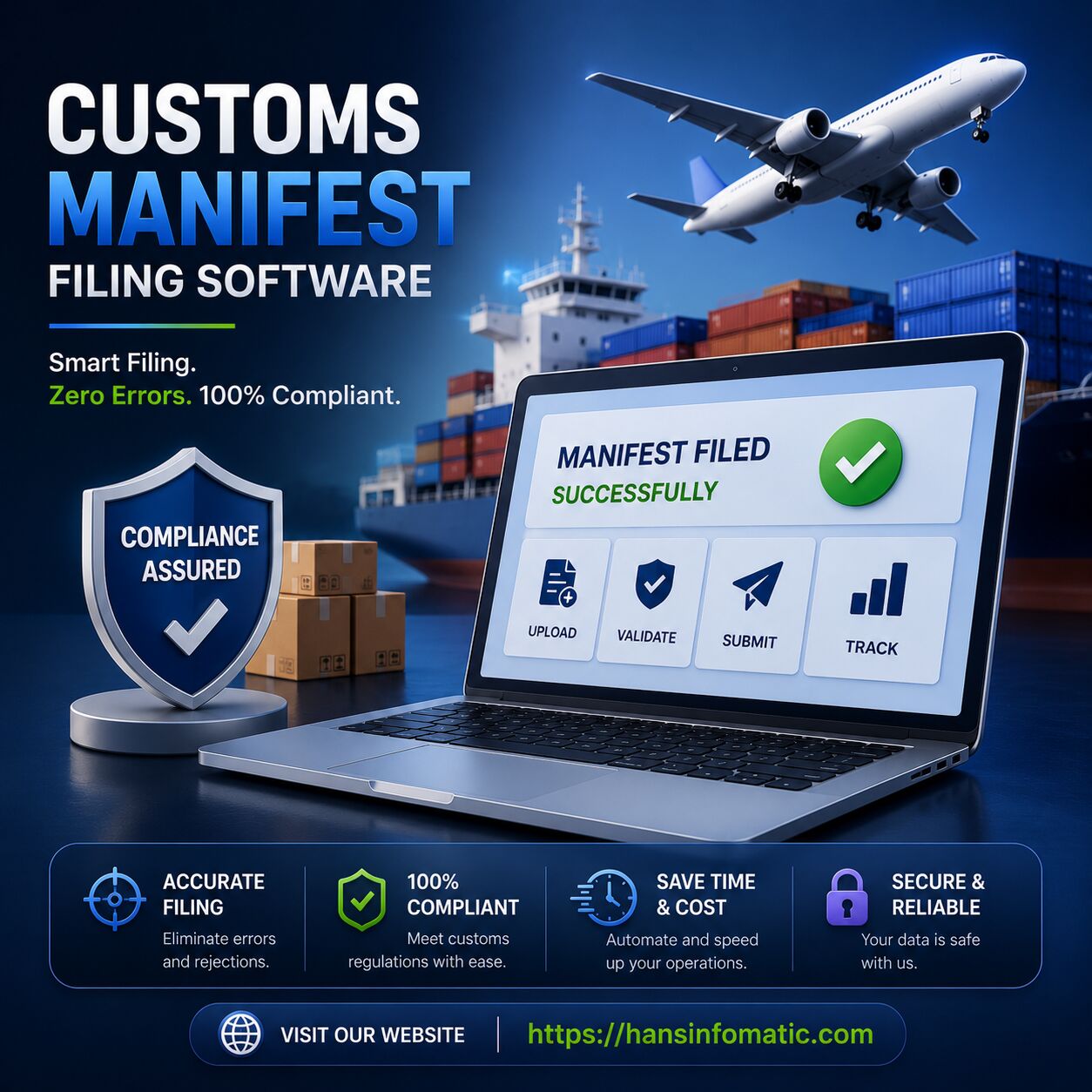 Mumbai, Logistics, Modern Customs Manifest Filing Software That Keeps Your Global Shipments Moving