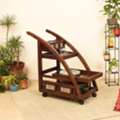 INR 38439, Wooden Bar Trolley Online In India | Elegant Home Entertaining Furniture