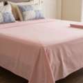 INR 1499,  Pink Colour Bedsheets Pure Cotton Handloom & Hand Block Printed | Theindiglobal