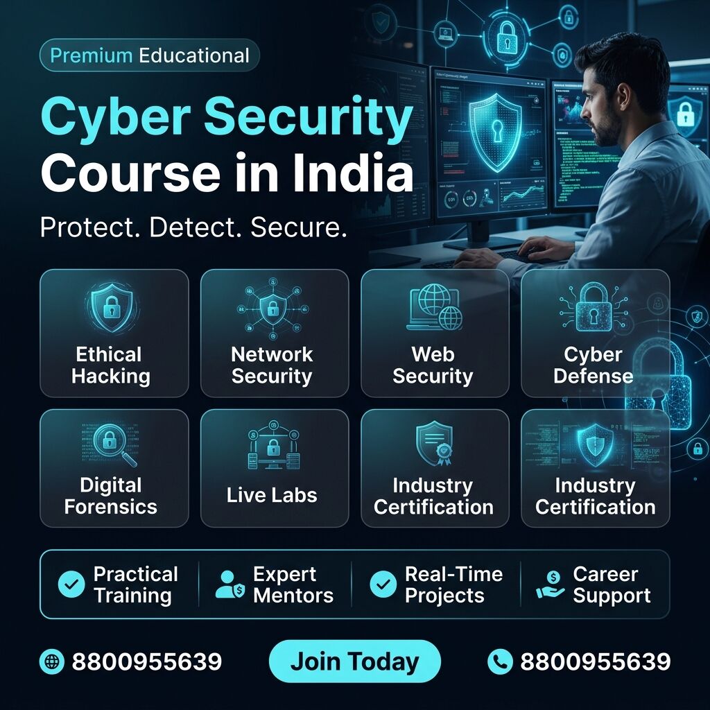 Noida, Education, Cyber Security Course In India With Practical Ethical Hacking Training