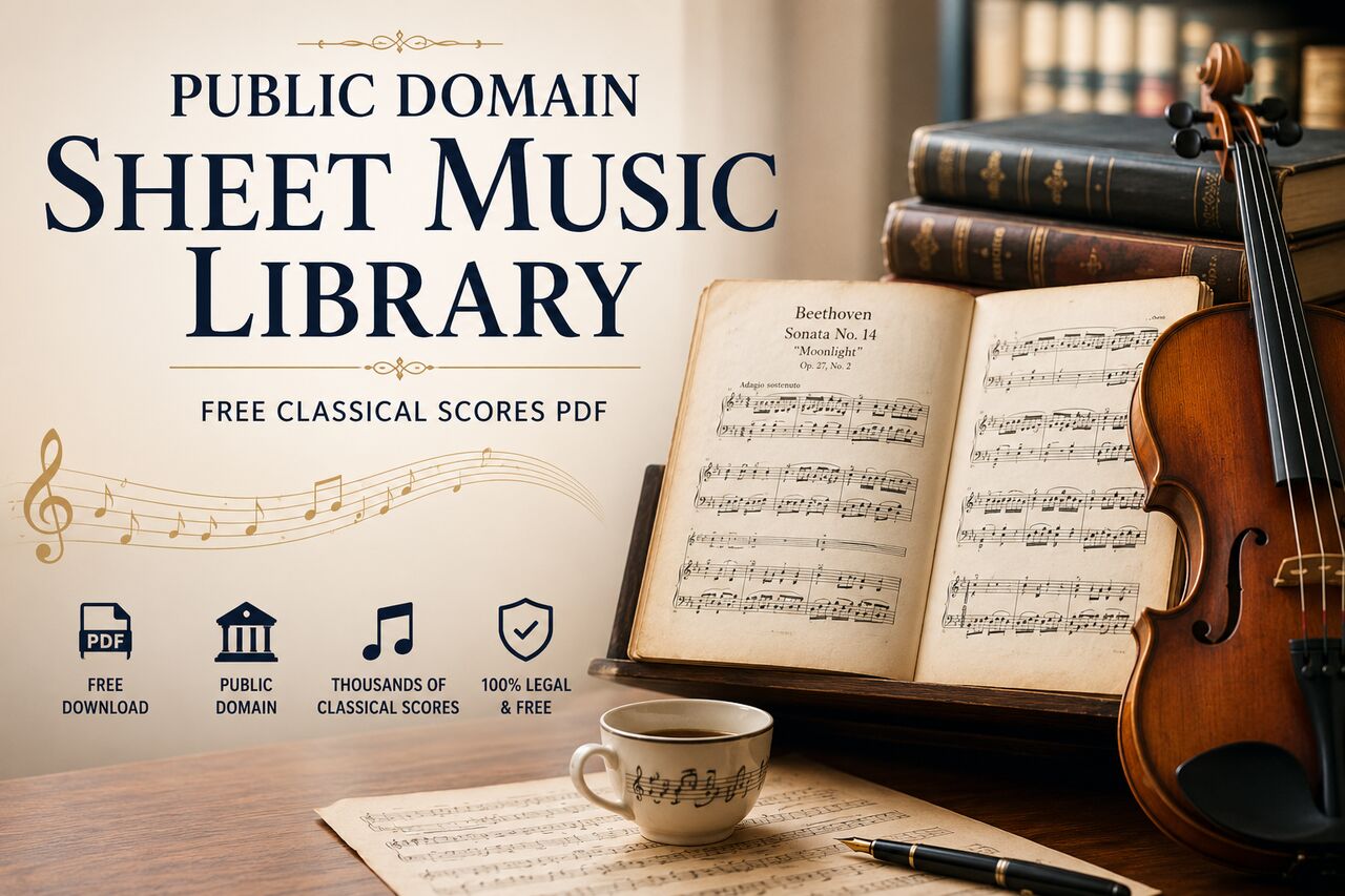 New York, Musical Instruments, Public Domain Sheet Music Library | Free Classical Scores PDF