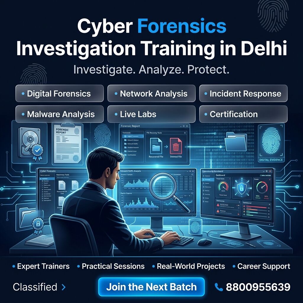 Noida, Education, Cyber Forensics Investigation Training In Delhi With Hands-On Labs