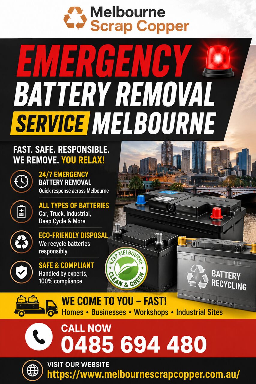 Melbourne, Business, Emergency Battery Removal Service Melbourne