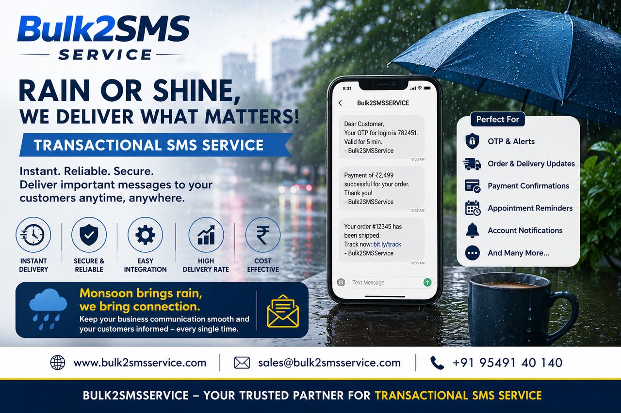 Gurgaon, Marketing, Boost Customer Trust With Instant Transactional SMS