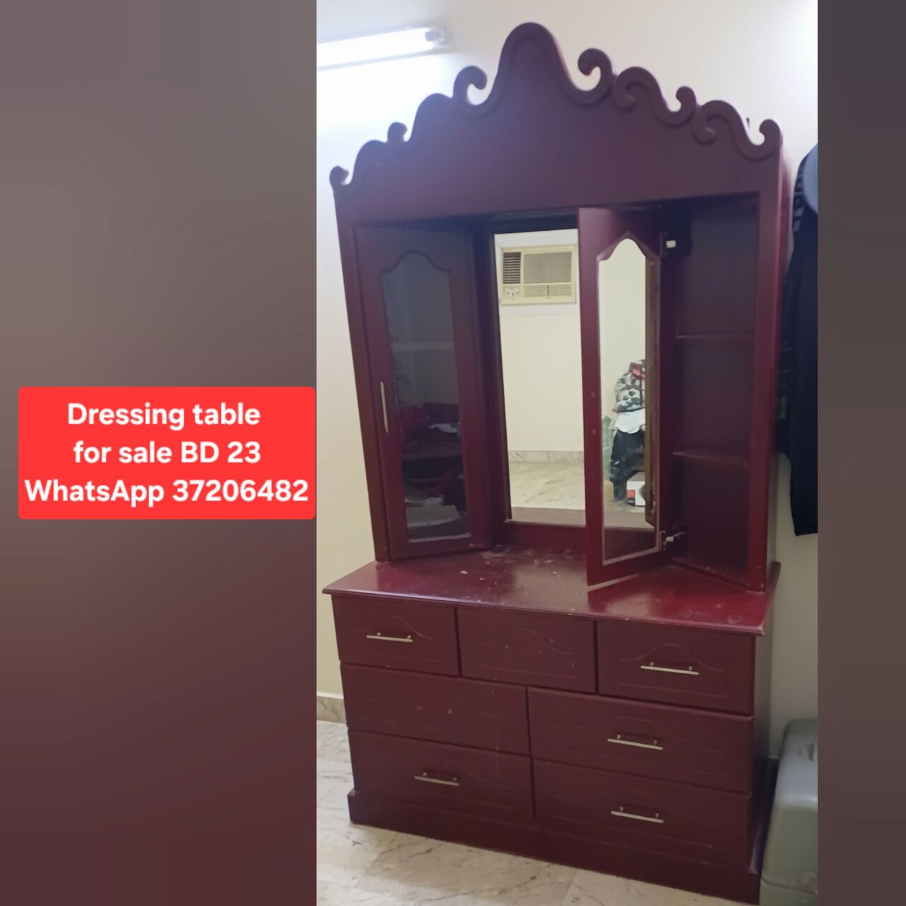 Manama, Furniture, BHD 23,  ✅️ Dressing Table For Sale In Good Condition With Delivery