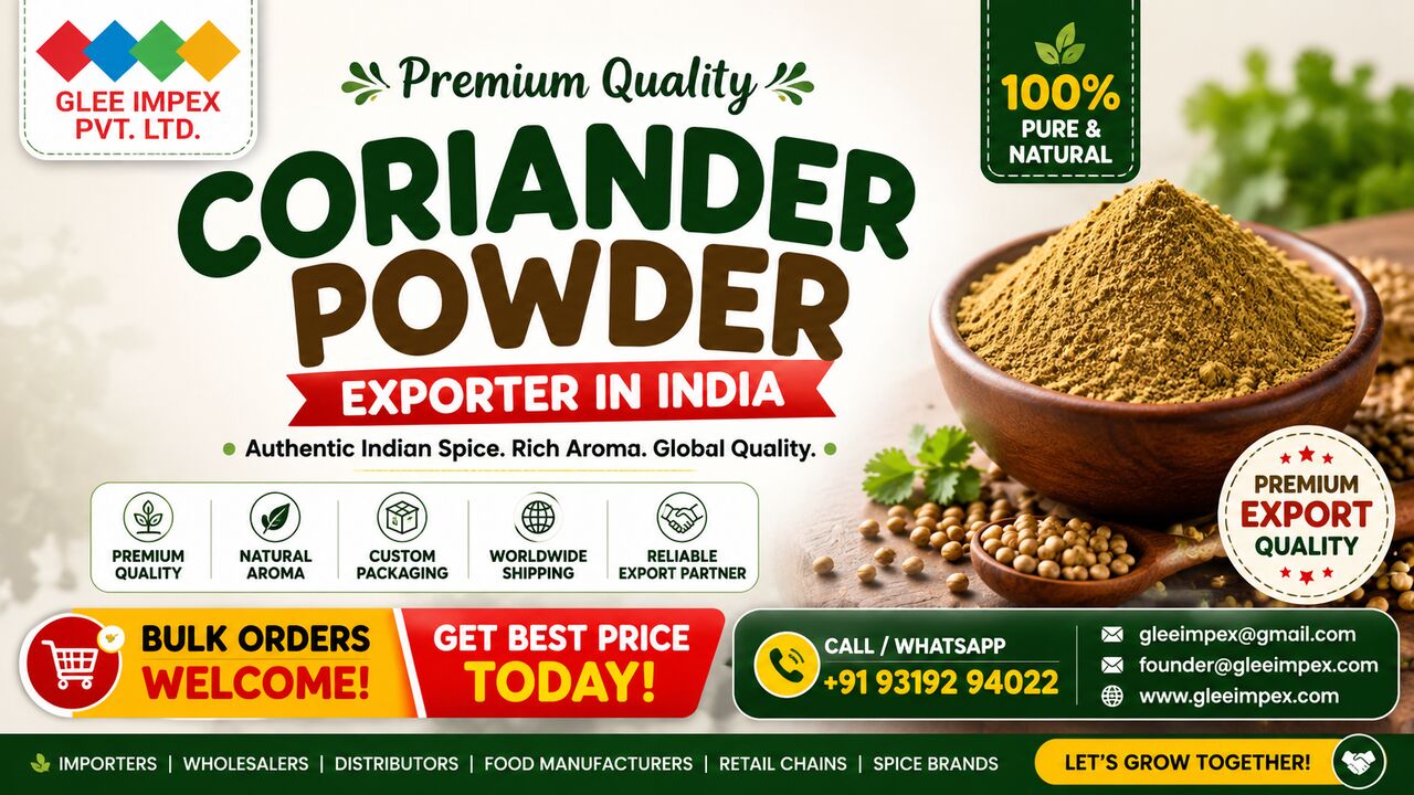 New Delhi, Businesses For Sale, Coriander Powder Exporter In India