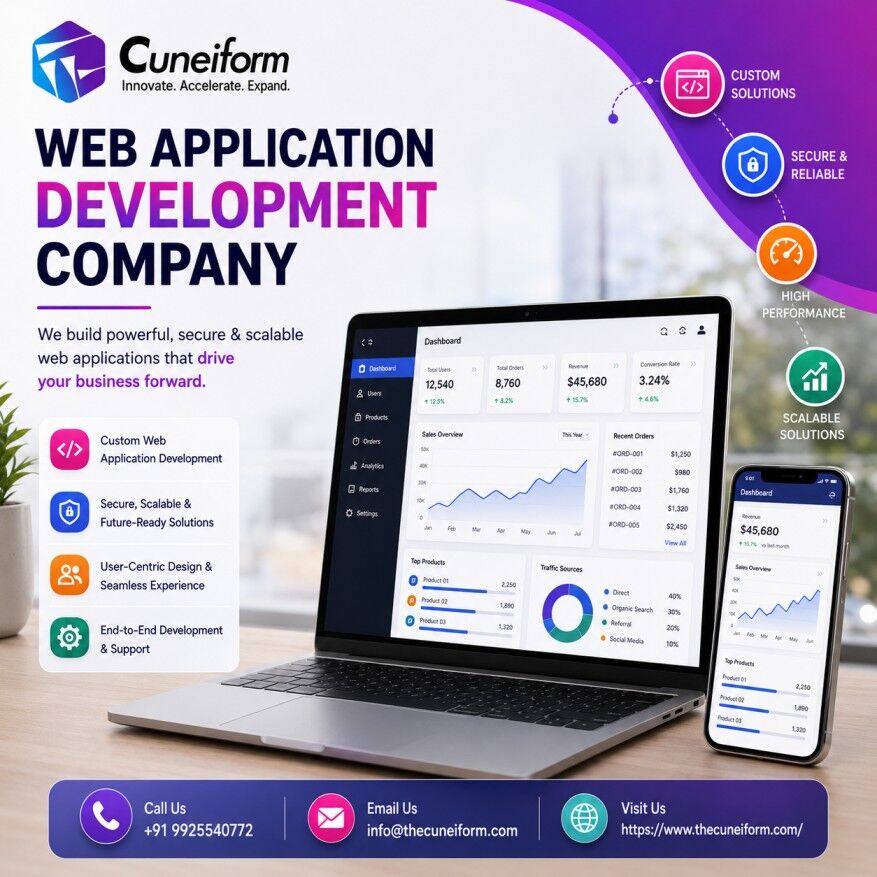 Ahmedabad, Software Development, Custom Web Application Development Company For Business Growth