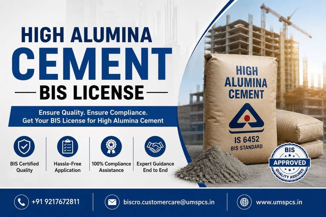 Mumbai, Legal, What Is The Process For A High Alumina Cement BIS License?