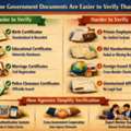 Why Some Government Documents Are Easier To Verify Than Others