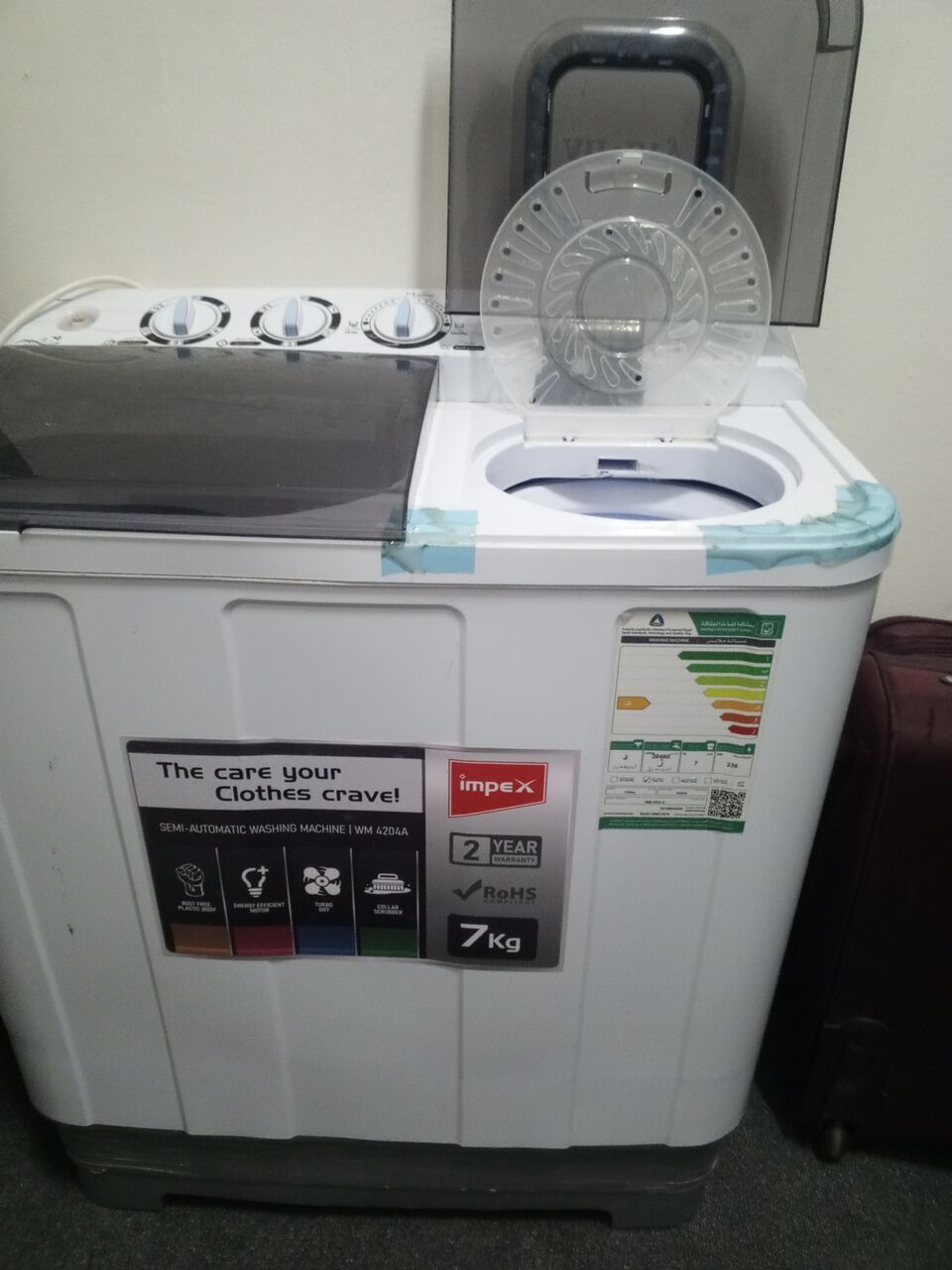 Riyadh, Appliances, SAR 400,  Urgent Sale Washing Machine 7kg, Smart TV, Electric Stove, Mattress