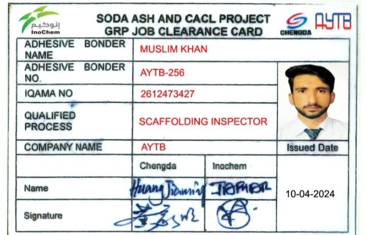 Jubail, Job Seekers, Scaffolding Inspector
