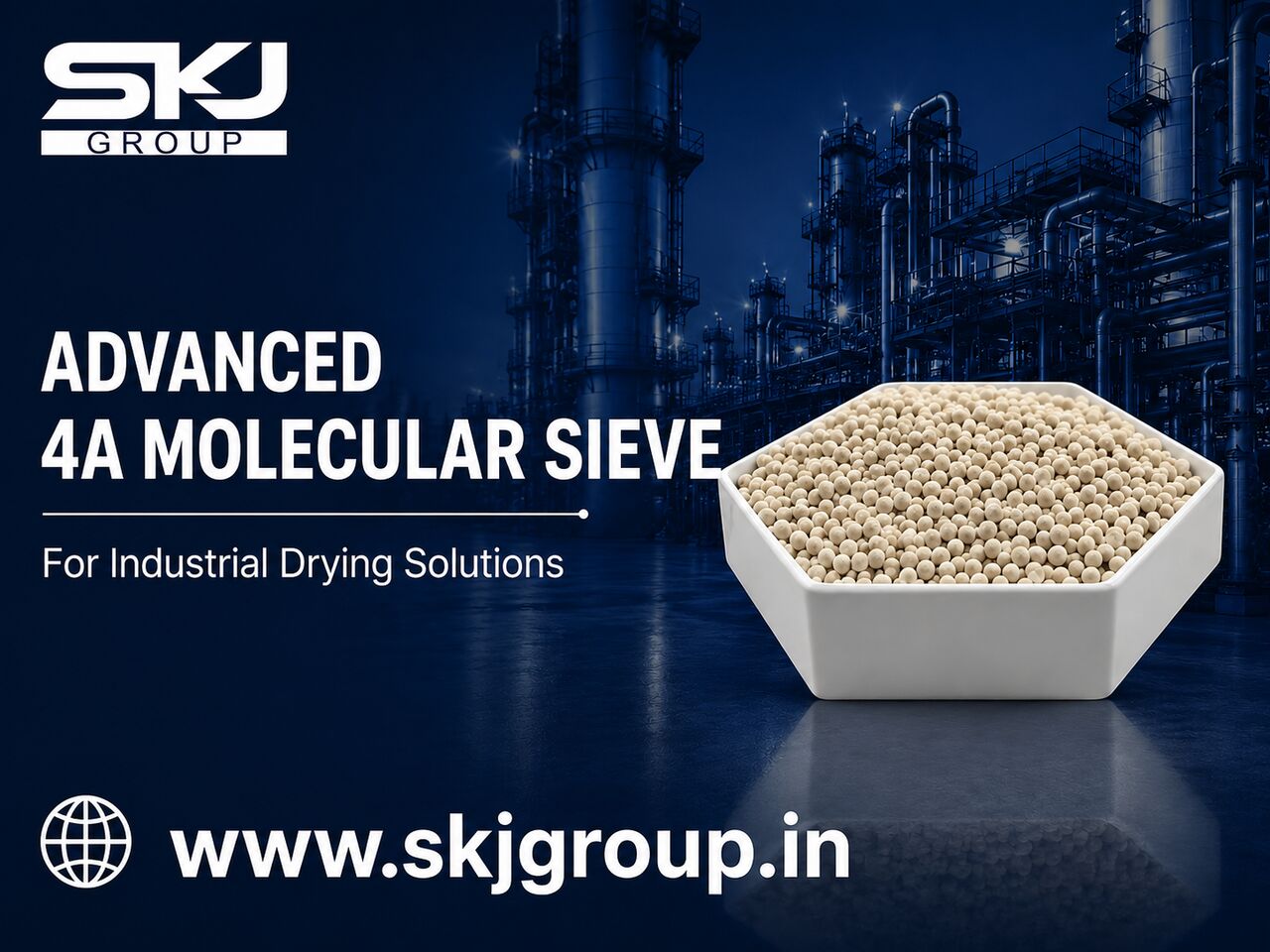 Bhopal, Materials, Advanced 4A Molecular Sieve For Industrial Drying Solutions