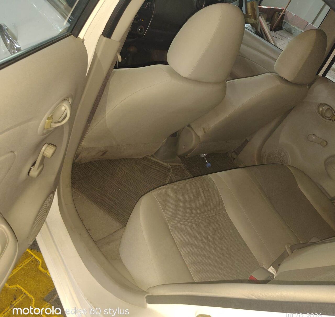 Jeddah, Vehicles, Cars & Trucks , SAR 29500,  Nissan Sunny,  2020,  Automatic,  60700 KM,  Nissan – Sunny | 1.5L |  | White | نيسان - صني