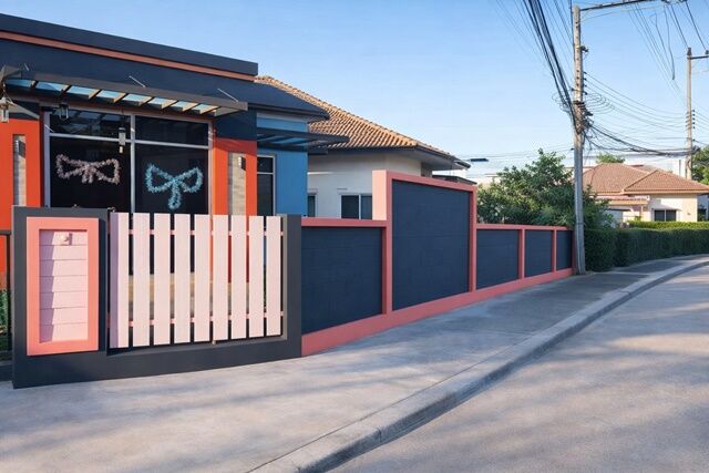 Bangkok, Villas, THB 6499,  49 Sq. Feet,  Adding A Roof To A Parking Garage, Si Maha Phot, Detached House For Rent, 2 Bedrooms, Tha