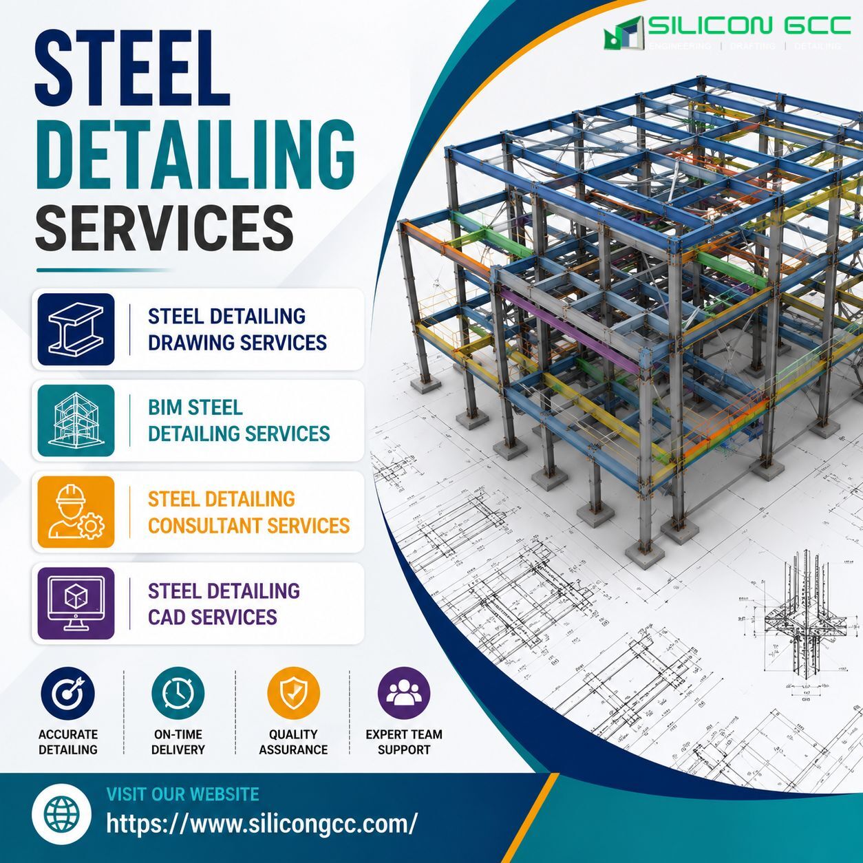 Ajman, Construction, Steel Detailing Services In Ajman, UAE