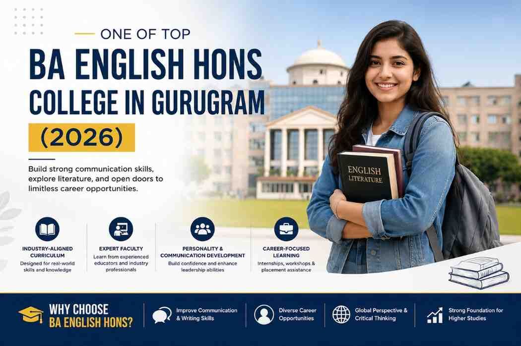 Gurugram, Education, B.A. (Hons.) English Admission 2026-27 At KRMU Gurugram