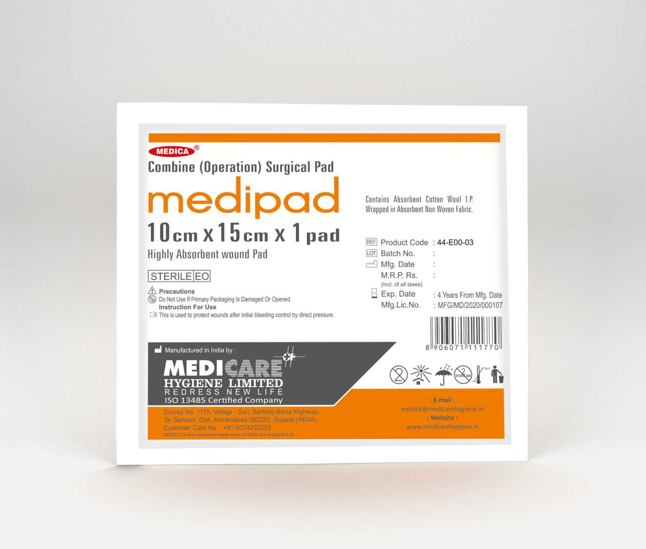 Hong Kong, Wholesale Products, Medipad &ndash; Combined Surgical Pad Manufacturer & Exporter India