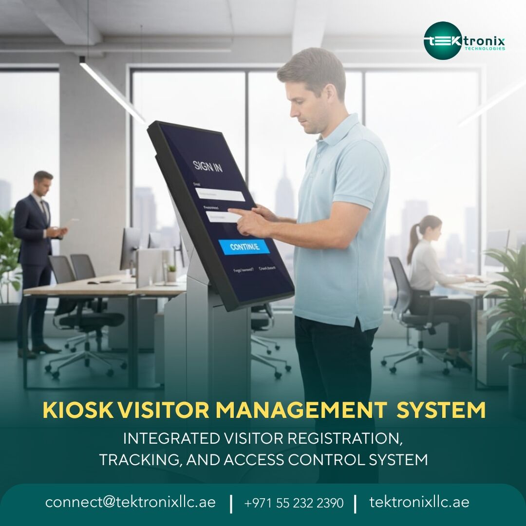 Dubai, Software Development, Kiosk Visitor Management System For Government Offices In UAE