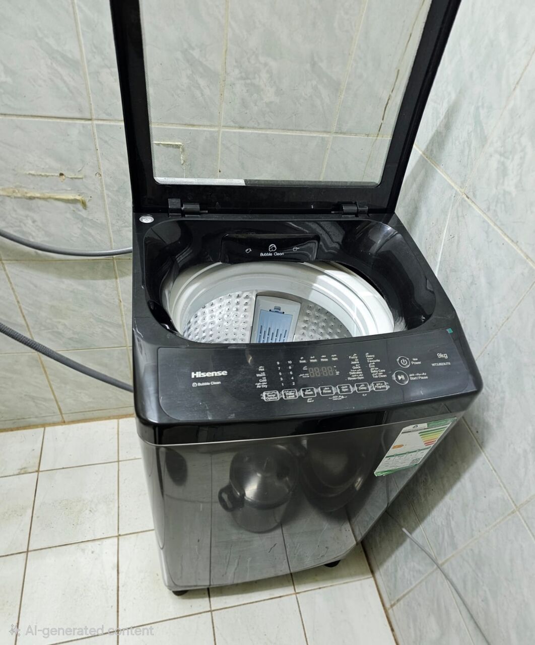 Al Naseem, Appliances, SAR 900,  SAR 900, Hisense 9 Kg E Class Top Loading Washing Machine With Touch Control