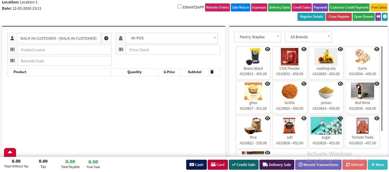 Chennai, Software, INR 4999,  Best Supermarket ERP Software In India | Point Retail Solution