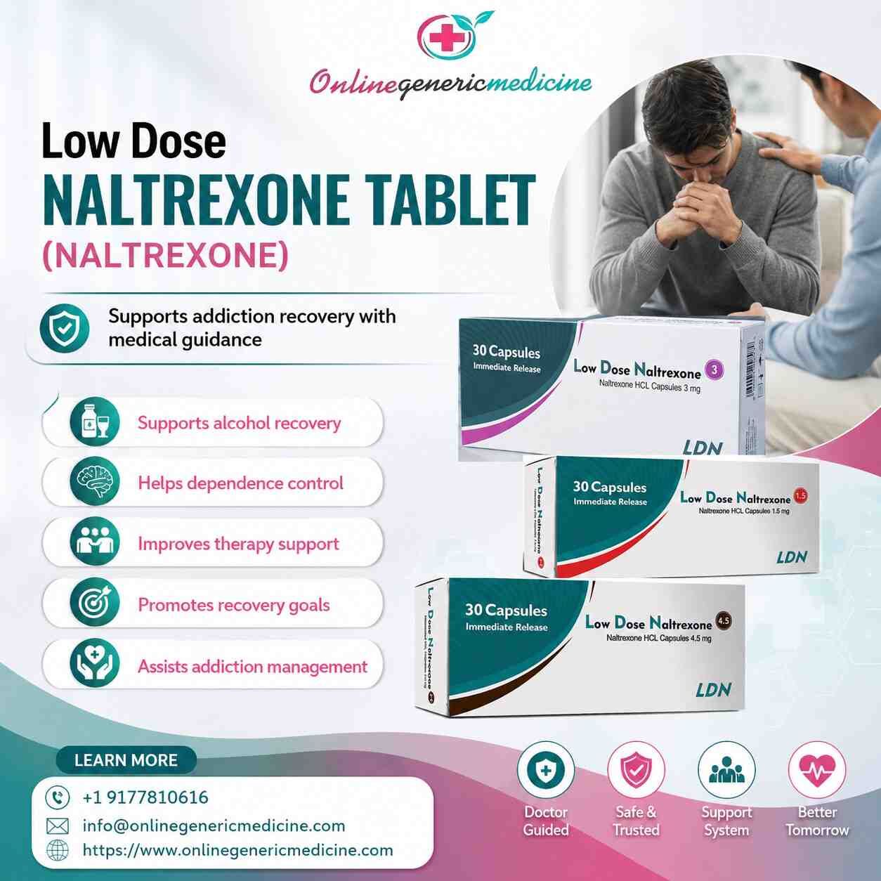 New York, Health, Naltrexone Tablet | Low Dose Naltrexone Benefits And Treatment Support