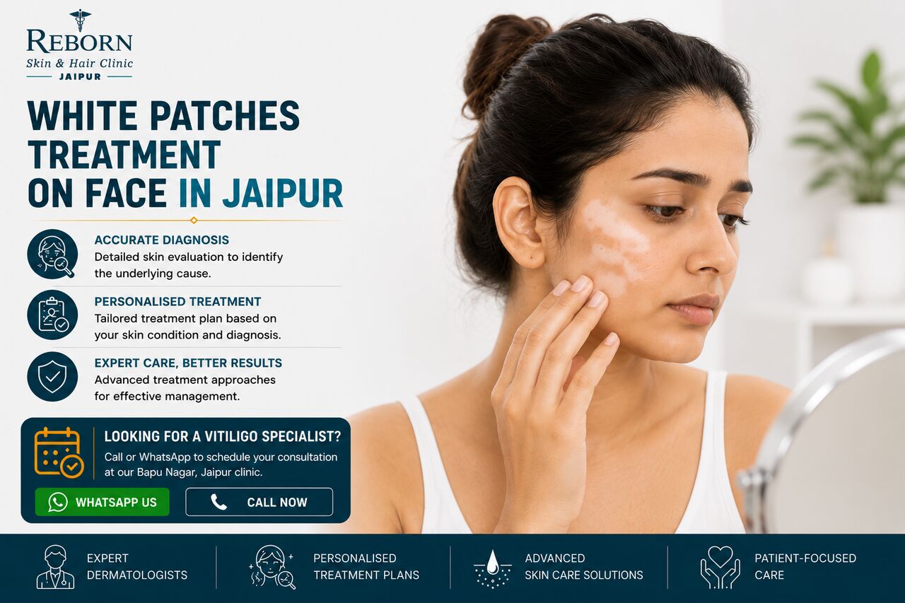 Jaipur, Health & Beauty Items, INR 5000,  White Patches On Face? Consult A Vitiligo Specialist Jaipur