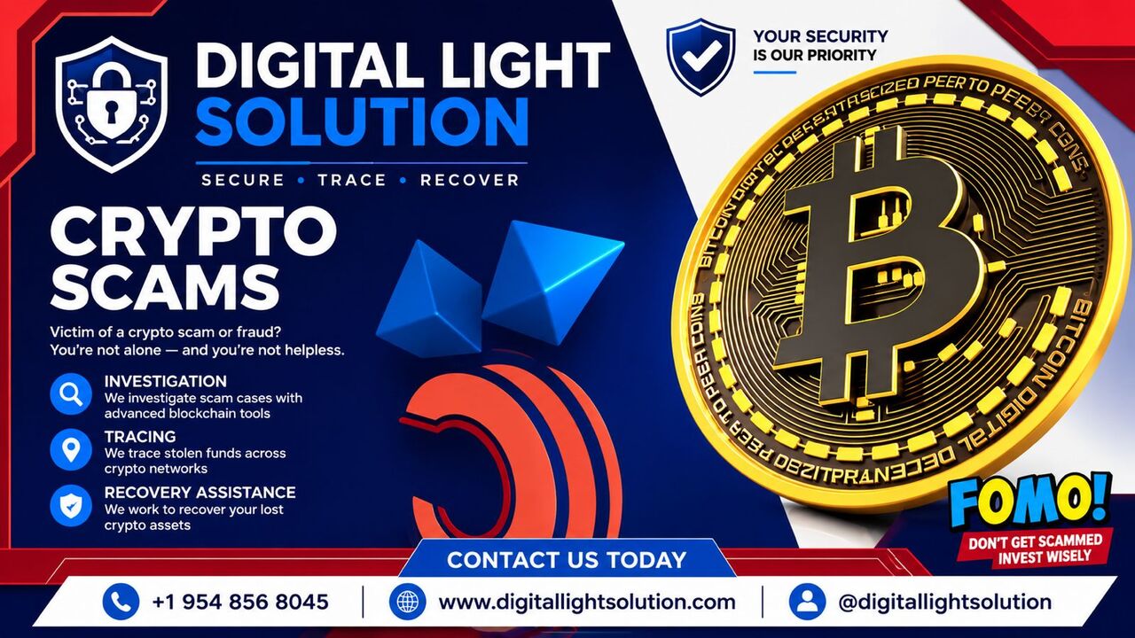 Nasr City, Software Development, HOW TO HIRE THE BEST BITCOIN FRAUD RECOVERY EXPERT / DIGITAL LIGHT SOLUTION