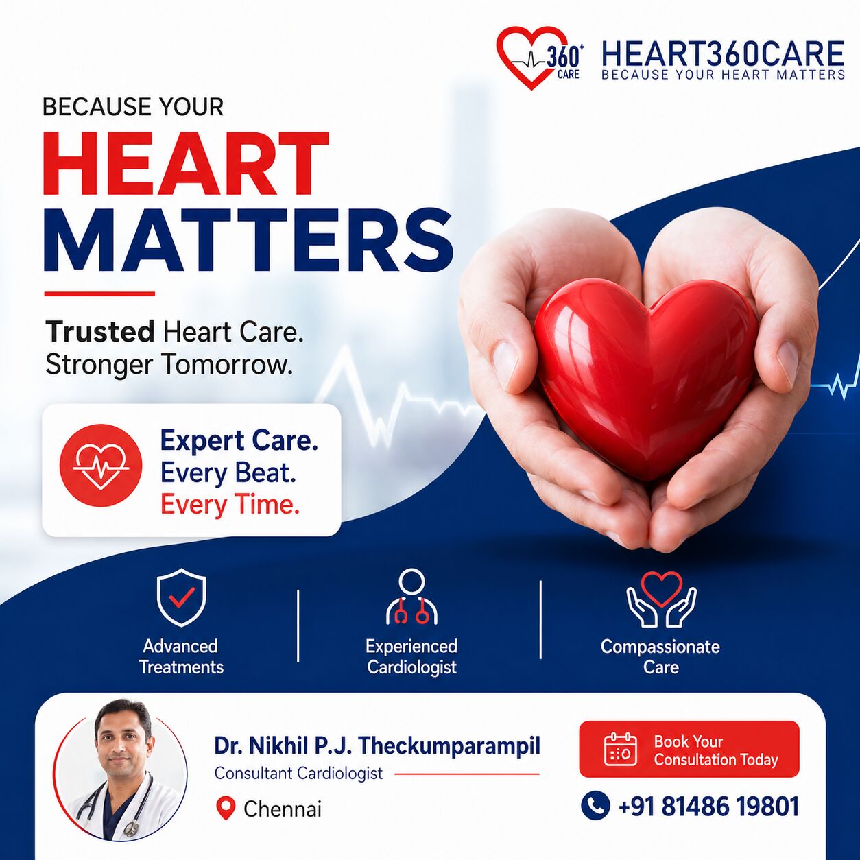 Chennai, Health, International-Standard Cardiac Care & Consultation In Chennai | Heart360 Care
