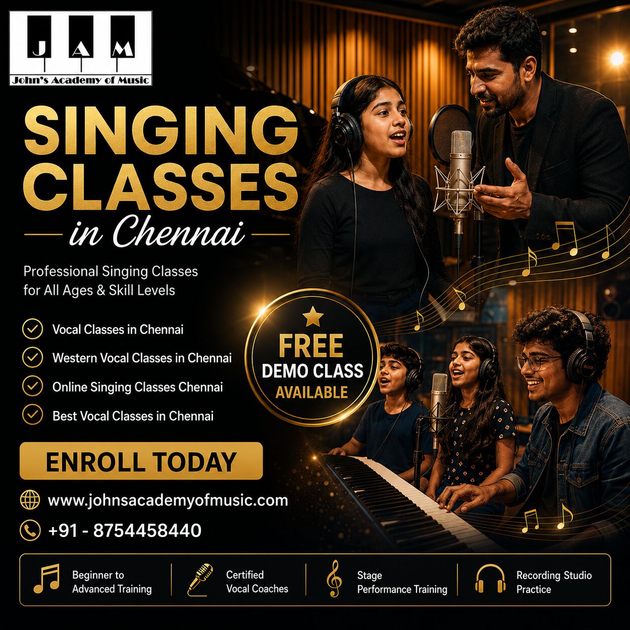 Chennai, Training, Best Singing Classes In Chennai &ndash; Learn From Expert Vocal Trainers