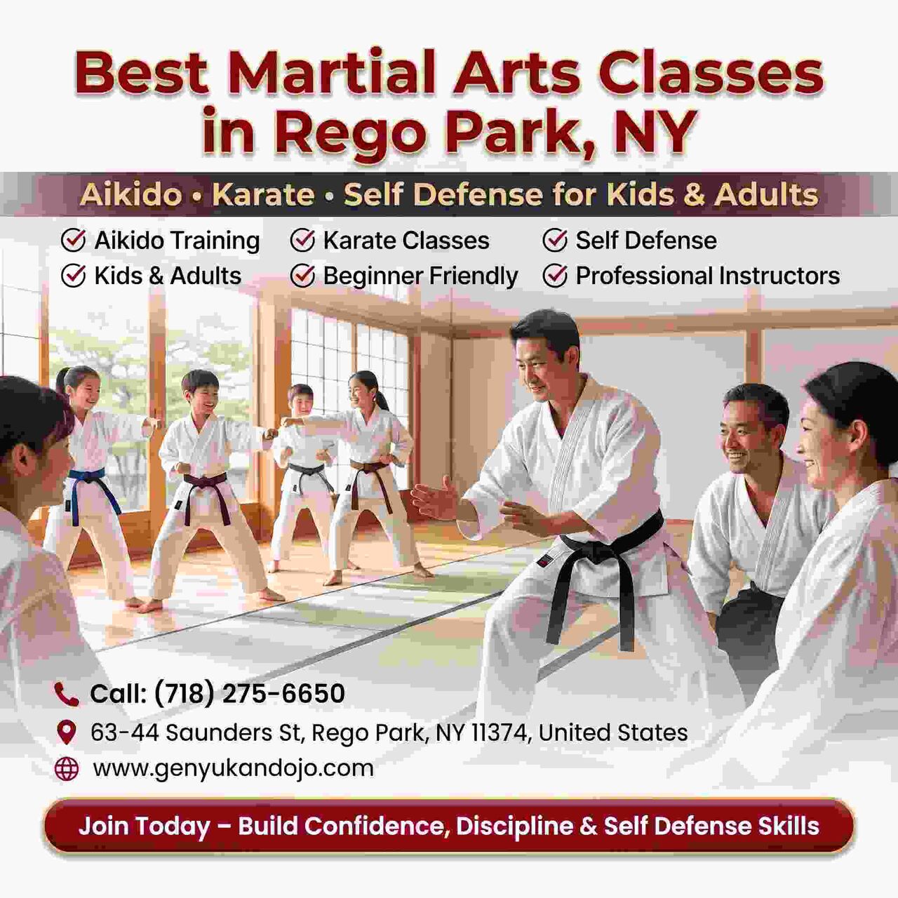 New York, Travel, Martial Arts School In Rego Park &ndash; Aikido, Karate & Self Defense Classes