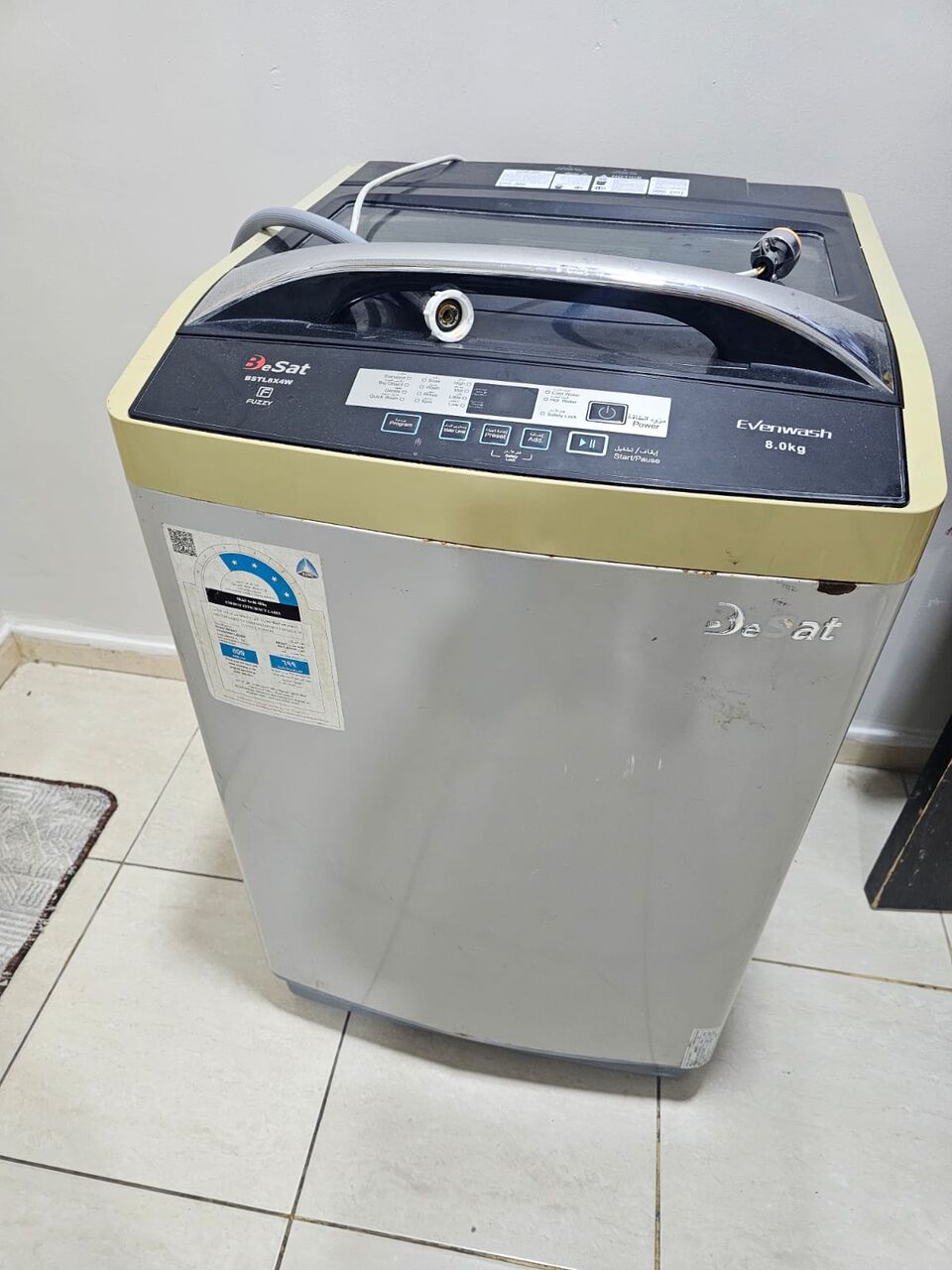 Dammam, Appliances, SAR 350,  BeSat Automatic Washing Machine 8 KG