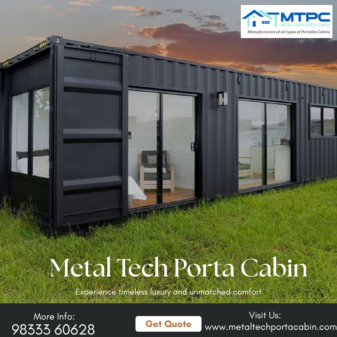 Ahmedabad, Construction, Portable Office Cabin In Gujarat | Metal Tech Porta Cabin