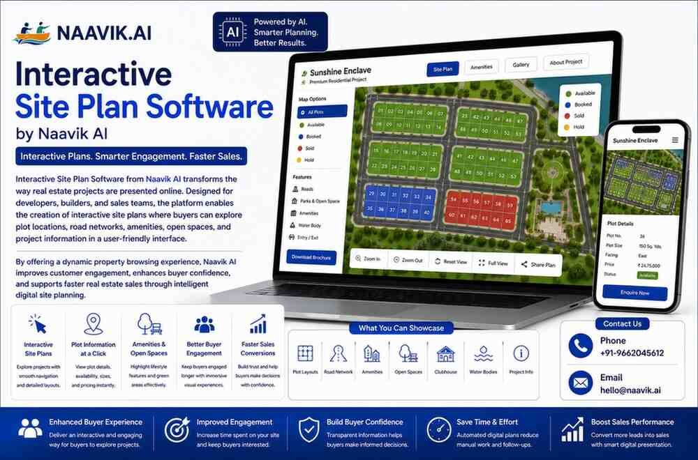Mumbai, Business, Interactive Site Plan Software - Naavik Ai
