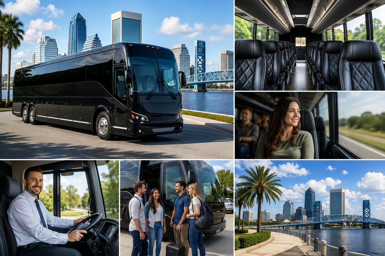 Miami, Travel, Gainesville Charter Bus Rental For Group Transportation