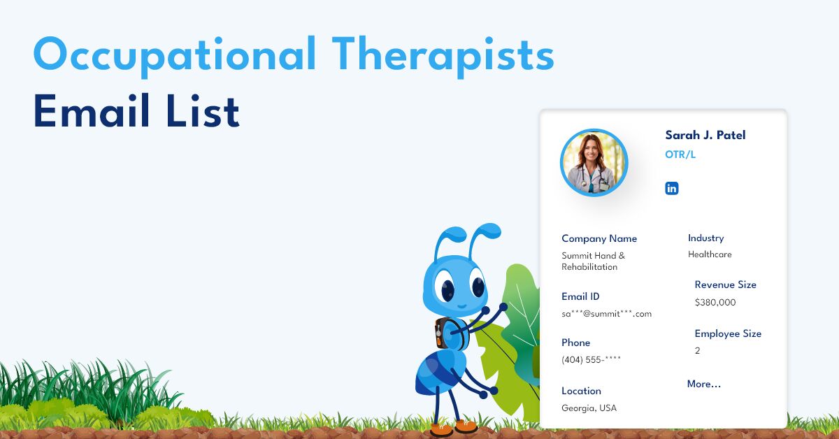 London, Businesses For Sale, Need A Verified UK Occupational Therapists Email List?