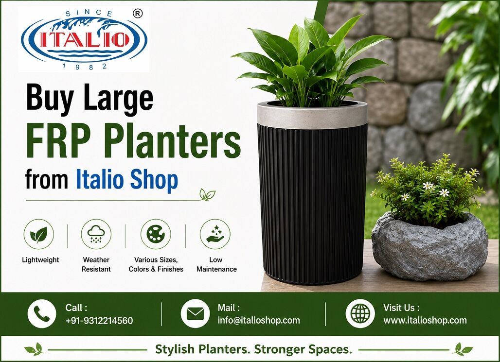 New Delhi, Farm/Garden, Buy Large FRP Planters From Italio Shop