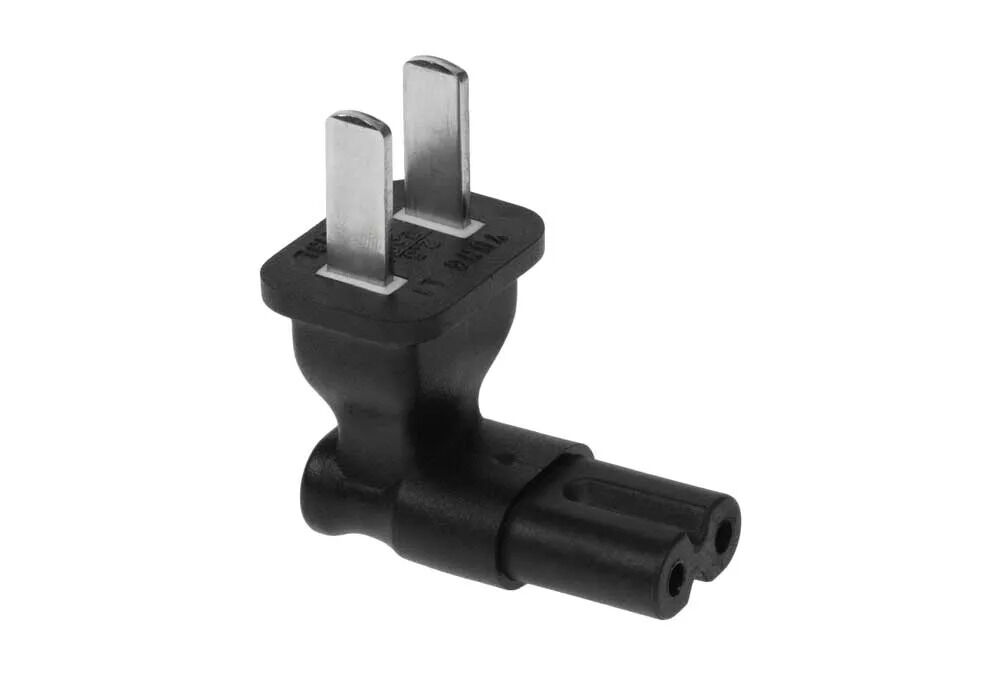 New York, Electronics, USD 3,  Angled C7 To China Power Plug Adapter