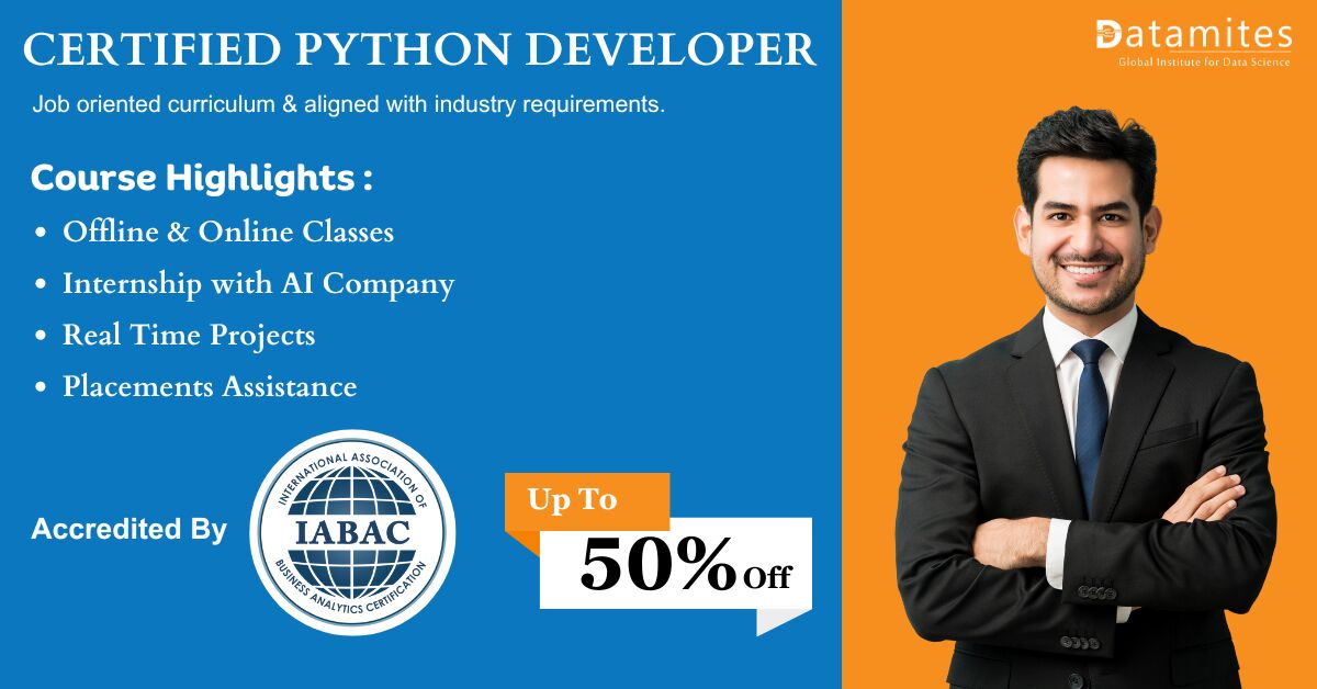 Nagpur, Education, DataMites Python Courses In Nagpur
